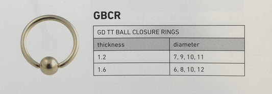 BALL CLOSURE RINGS