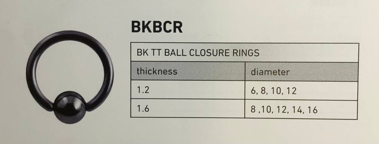 BALL CLOSURE RINGS