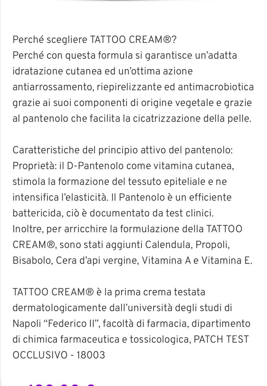 Tattoo Beauty Crema After Care