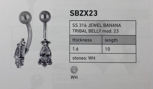 JEWEL BANANA TRIBAL BELLY