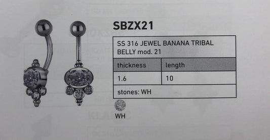 JEWEL BANANA TRIBAL BELLY