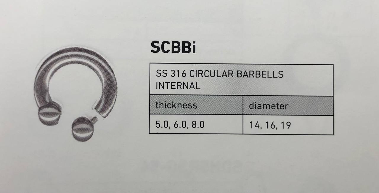 CIRCULAR BARBELLS INTERNAL